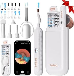 Bebird Earsight Plus R37R Ear Cleaning Camera Wax Removal Tool kit, FSA HSA Eligible Flexible Ear Scope Otoscope Camera Light, Visual Ear Picker Wireless Earwax Remover Tweezers for Adults & Kids