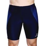 AIRAVAT Swimming Jammer, Swim Wear, 1512 Fierce Swimming Short for Men, Quick Drying, Swimming Costume for Men (M, Blue)