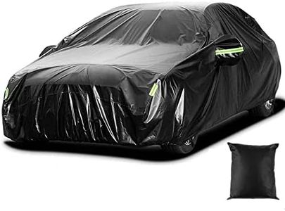 Car Cover Full Garage Car Tarpaulin Car Garage Car Cover Full Garage Waterproof Car Cover Tarpaulin for Car Winter (4.4 x 1.8 x 1.6 m/173 x 70 x 62 in/210T)