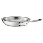 All-Clad 4112 Stainless Steel Tri-Ply Bonded Dishwasher Safe Fry Pan/Cookware, 12-Inch, Silver