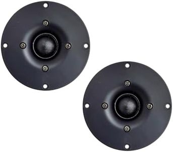 Dome Tweeter Silk Hi-End(4-Inch) Coaxial Pack Of 2(8-Ohms / 40W),Black
