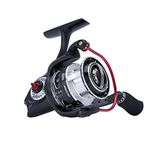 Abu Garcia Revo® MGX® Spinning Reel, Fishing Reel, Predator Fishing, Drop Shot Keeper - For Freshwater Fishing - Pike, Perch, Zander, Trout, Perch, Zander, Trout, Unisex, Black/Silver/Red, 30