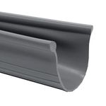 Garage Door Weather Seal - Bottom Seal Bead Type - Grey Vinyl (10')