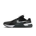 NIKE Metcon 8 Mens Trainers Gym Fitness Shoes, Black Dark Smoke Grey Smoke Grey White, 9, Black Dark Smoke Grey Smoke Grey White, 9