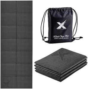 XN8 Sports Foldable Yoga Mat – Non-Slip, Eco-Friendly, Lightweight, Portable with Carrying Strap, Perfect for Home, Gym, and Travel Workouts, 72 Length