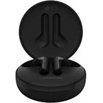 LG Tone Free FN4 - True Wireless Bluetooth Earbuds with Meridian Sound, Hypoallergenic Medical-Grade Ear gels, Noise Reduction with a Close fit, Dual Microphone for Work/Home Office, Black