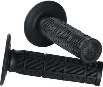 Scott Sports 233927-0001 Black Radial Half Waffle Motorcycle Grips