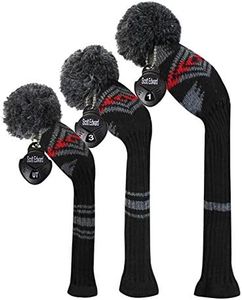 Scott Edward Golf Headcovers for Woods Set of 3 Fits Well Driver(460cc) Fairway Wood and Hybrid(UT) The Perfect Change for Golf Bag