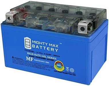 YTZ10SGEL - 12V 8.6AH 190 CCA - Gel SLA Power Sport Battery - Mighty Max Battery Brand Product