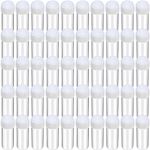 Lallisa 300 Pcs 5 ml Plastic Test Tubes Empty Pill Bottles Clear Plastic Vials with Caps Small Sample Bottles Lab Sample Vials Containers for Travel Storage Portable Lab Supplies