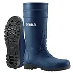 HISEA Men's Rain Boots with Steel S