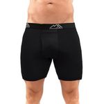 Merino.tech Merino Wool Underwear Mens - 100% Merino Boxer Wool Briefs Base Layer for Men (Large, 1 Pack - 150 Black)