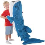 Mukouxun 48inch Whale Shark Stuffed Animal Giant Whale Shark Plush Pillow Toy Realistic Big Whale Shark Stuffed Animals Plush Huge Stuffed Whales Large