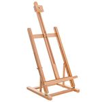 38-1/2 in. Tall Tabletop Adjustable H-Frame Wood Studio Artist Easel