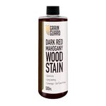 GRAIN GUARD Wood Stain | Dark RED Mahogany | 500ml | Water-Based & Low Odour | Eco-Friendly and Non-Toxic | Interior Furniture Wood Stain | Easy Application | Quick Drying