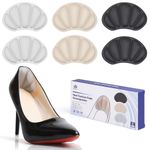 AnjoCare Heel Cushion Pads, 3 Pairs Self Adhesive Heel Grips Shoe Pads for Loose Shoes, Anti-Slip Heel Cushion Inserts for Sneakers High Heels Sneakers Leather Shoes Too Big