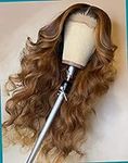 GIANNAY Brown Lace Front Wigs Body 