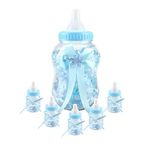 30pcs Candy Boxes Candy Bottle Gift Box Candy Gift Basket 30pcs baby candy bottles Baby Shower Supplies Gift Feeder Style feeding bottle Occasion 28 * 16 cm Cute milk bottle shape(Blue)