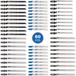 60 Pieces Jigsaw Blades Set for Woo