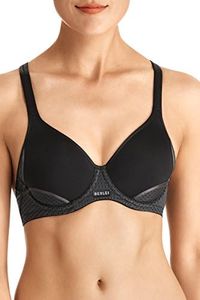 Berlei Womens Electrify Contour Sports-Bras, Black Mesh, 36DD US