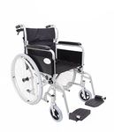 Angel Mobility Lightweight Aluminium Folding Self Propelled Wheelchair in Metallic Silver Compact Design