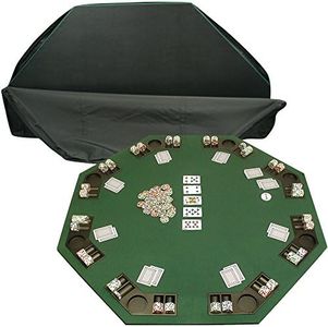 Trademark Poker Deluxe Poker & Blackjack Table Top w/Case Green