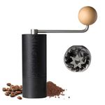 KINGrinder P2 Lightweight Manual Hand Coffee Grinder for Moka Pot, French Press, Drip with Assembly Consistency Stainless Steel Conical Burr Mill, 20g Capacity