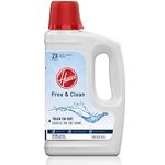 Hoover Free & Clean Deep Cleaning Carpet Shampoo, Concentrated Machine Cleaner Solution, 50oz Hypoallergenic Formula, AH30952, White