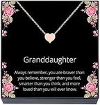 Granddaughter Jewelry Heart Necklac