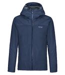 Rab Men's Arc Eco Waterproof Breathable Jacket for Hiking, Trekking, & Skiing - Deep Ink - XX-Large