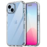 AICase Compatible with iPhone 15 Plus Case Clear, Rugged Heavy Duty Protective Shockproof Drop Tough Transparent Cell Phone Cover Compatible with iPhone 15 Plus