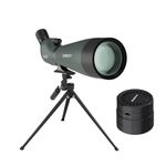 Svbony SV28 25-75x100mm Spotting Scope with SC002 WIFI Spotting Scope Camera, Spotter Scope with Tripod, FMC HD Optics with Soft Carrying Case and Phone Adapter for Target shooting Bird Watching