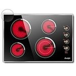 Electric Cooktop 30 Inch, 7400W Bui