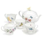 Lenox Butterfly Meadow 8-Piece Tea Set, Service for 2