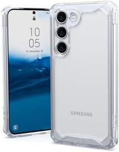Urban Armor Gear TPU Uag Galaxy S23 Case, Plyo Translucent Rugged Heavy Duty Shockproof Protective Case/Cover Designed For Galaxy S23 5G (6.1 Inch) 2023, Wireless Charging - Ice