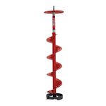 Eskimo 35600 Pistol Bit 8" Ice Auger Drill Adaptive Ice Auger Weighs only 3.9 Pounds, Centering Point, Redrills Old Holes Easily Extremely Fast Cutting, 42"