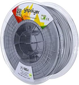 YXPOLYER 3D Printer Filament Pla Filament pla+ PLA Plus 3D Printing Filament 1.75 mm 1kg 2.2lbs with Reusable PC Spool, Impact Modified 3D Filament for Most FDM/FFF 3D Printers for Bamboo Lab P1P P1S