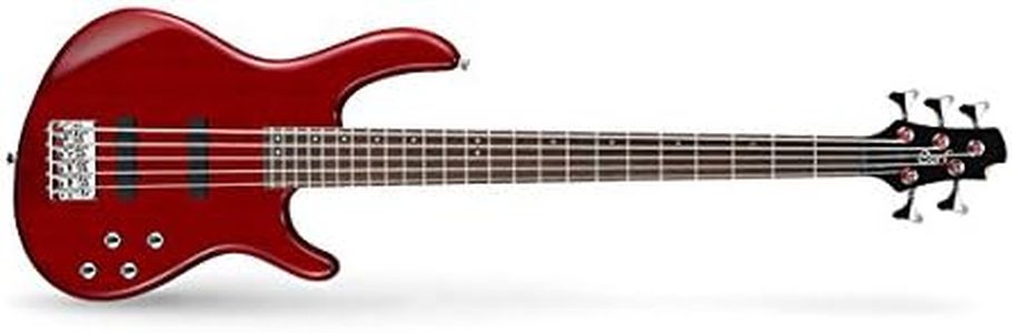 Cort ACTIONBASSVTR Action Bass V Plus Electric Bass Guitar, Red