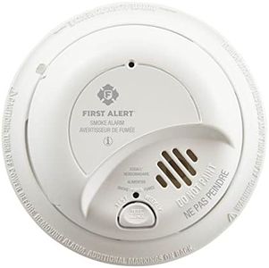 BRK Electronics 9120BA Hardwired Ionization Smoke Alarm with 9V Battery Backup