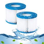 FWLWTWSS Hot Tub Filter Cartridges VI for Bestway Filter Replacement for All Models, Hot Tub, Miami, Vegas, Monaco, Palm Springs, 2 Filters