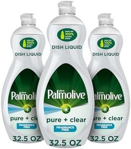 Palmolive Ultra Dishwashing Liquid Dish Soap, Pure + Clear Fragrance Free - 32.5 Fluid Ounce (Packaging may vary) (Pack of 3)