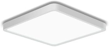 Ouyulong Flush Mount LED Ceiling Light Fixture, Square Ceiling Lamp for Kitchen, Bedroom, Basement, Hallway, Living Room,Stairwell