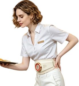 Divmceknyy Abdominal Vibration Belt for Office Break White