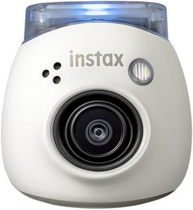 FUJIFILM INSTAX PAL Digital Camera (Portable Digicam Point and Shoot Camera, App Enabled, Print Compatible with Instax Link Printers, Instax Hybrid Cameras), Milky White