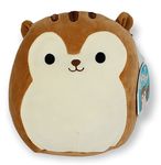 SQUISHMALLOW KellyToys - 8 Inch (20cm) - Sawyer The Brown Squirrel - Super Soft Plush Toy Animal Pillow Pal Buddy Stuffed Animal Birthday Gift