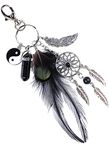 GOODWAVE DREAM CATCHER KEY CHAIN KEY RINGS BLACK