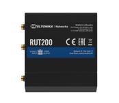 Teltonika RUT200 4G LTE Mobile Router - WiFi 4 4G LTE Cat 4 Router w/ 1 x Embedded SIM Slot & 3 x External Antennas - Upgrade with an additional Data Sim (RUT200 4G Router Only)