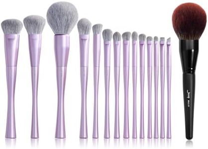 Jessup Powder Makeup Brush for Full Face MUL01 Bundled with Makeup Brushes Set Professional T512