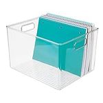 mDesign Large Plastic Office Storag