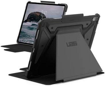 URBAN ARMOR GEAR UAG Designed for iPad Air 13" Case M4/M3 2024-2026 - Rugged Multi-Angle Viewing Folio Protective Cover Pencil Holder & Adjustable Stand, Metropolis SE Black